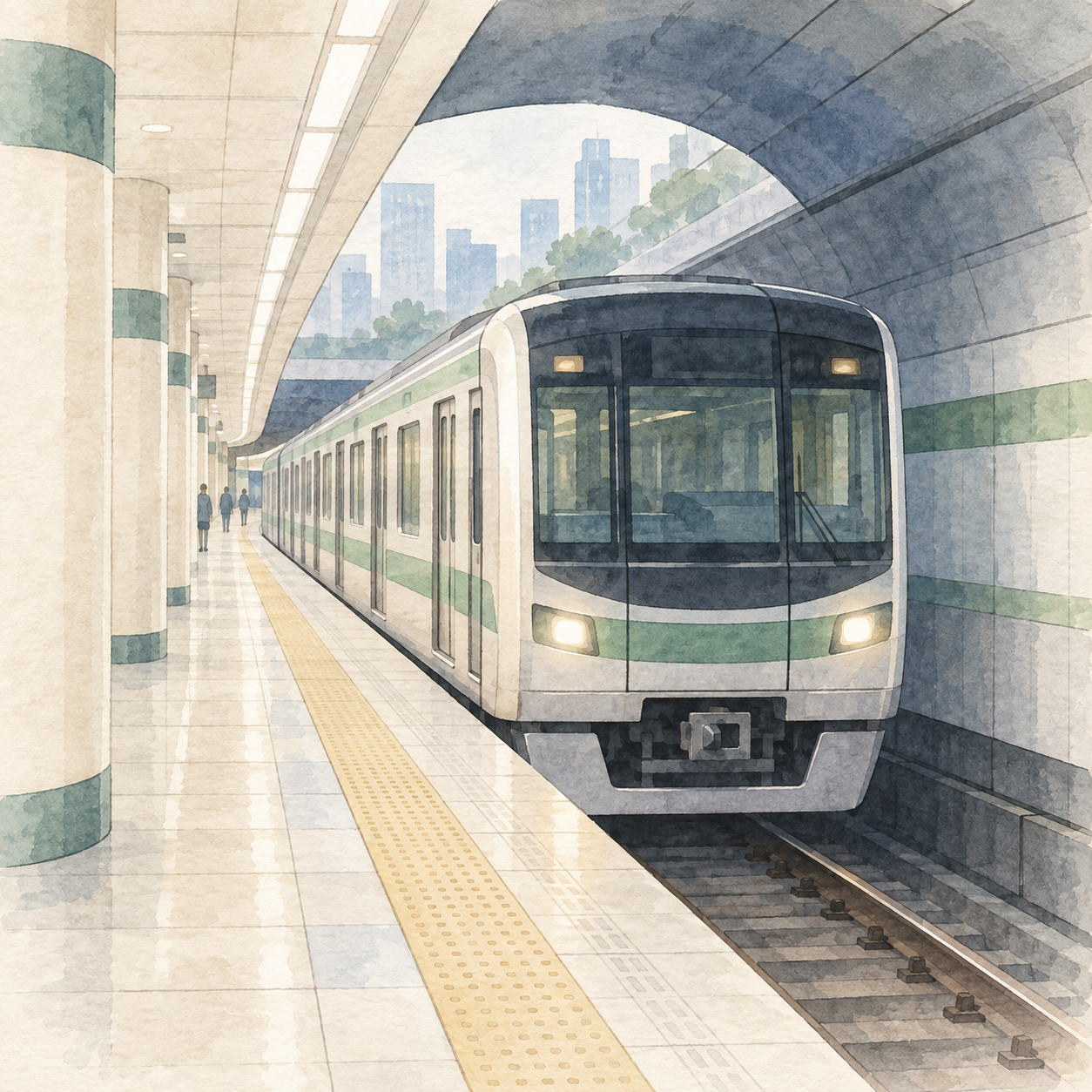 ちかてつ - subway