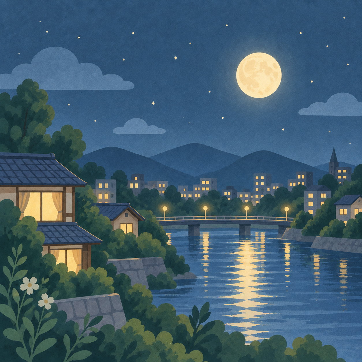 よる - night